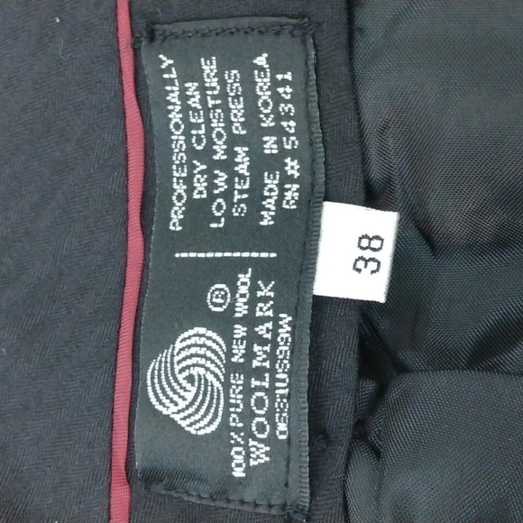 Louis Raphael Luxe Dark Gray Wool Dress Pants 38 - 30.25 - Picture 10 of 14